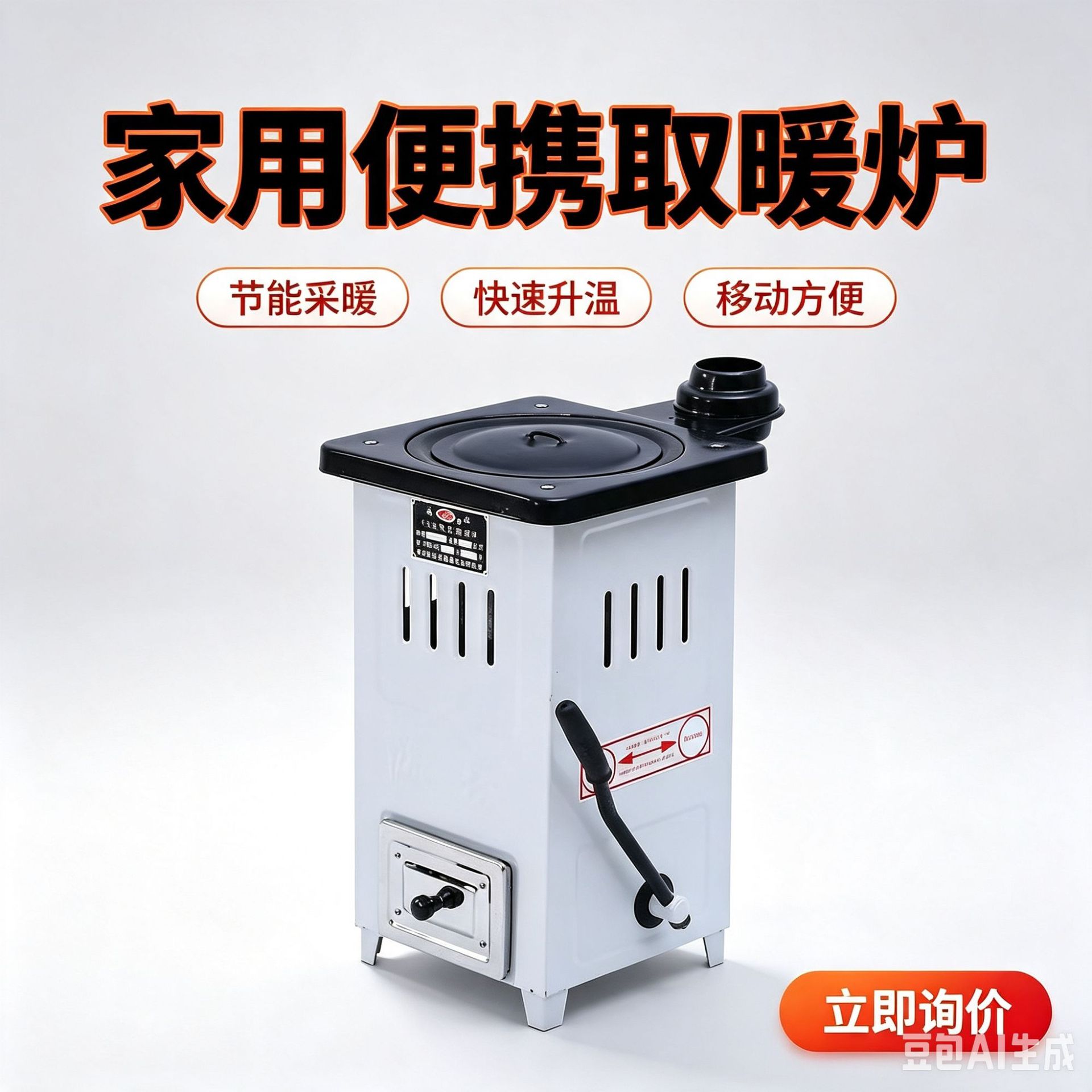 家用蜂窝煤取暖炉煤球炉节能环保烤火炉采暖多用炉省力自卸煤炉