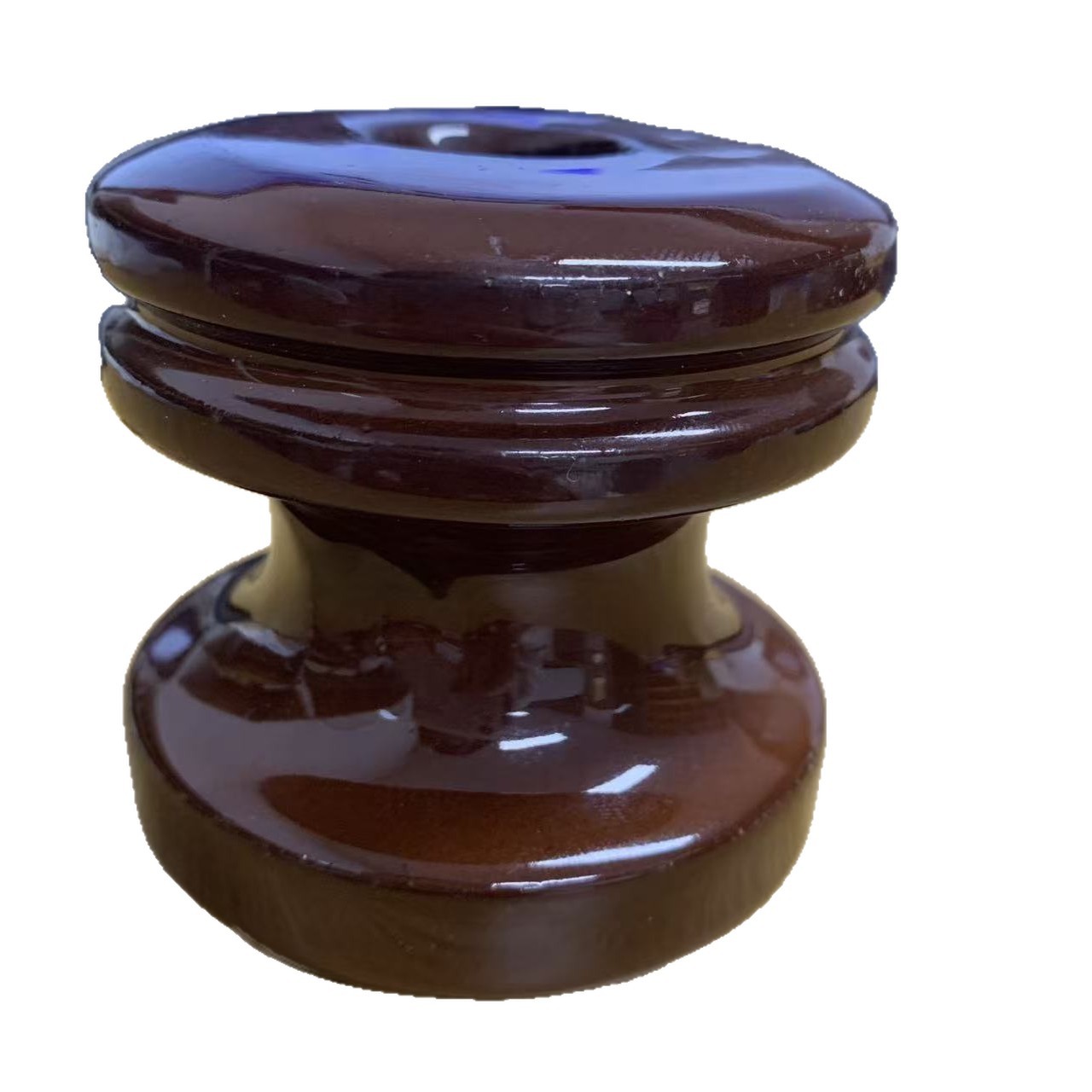 工厂直销户外陶瓷线轴绝缘子 53-2电瓷绝缘子 线轴式陶瓷绝缘子