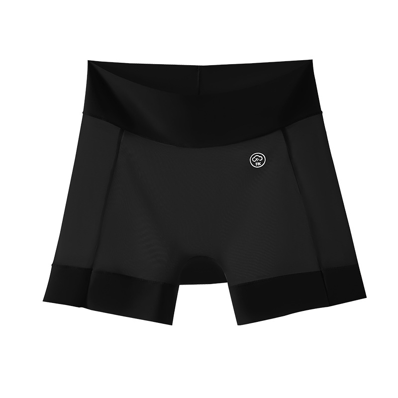 Pantalones de seguridad de gran tamaño para mujer, estilo delgado de verano, sin costuras y sin rizos, base líquida dos en uno, leggings de seda de hielo