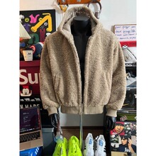 美式复古羊羔毛棉衣男冬季潮加厚慵懒风毛毛棉服痞帅保暖情侣外套