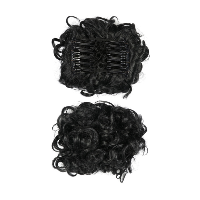 Europa y los Estados Unidos de comercio exterior brote de pelo rollo brote de pelo doble caballo ondulado brote de flores retro Xu Chang cabello falso