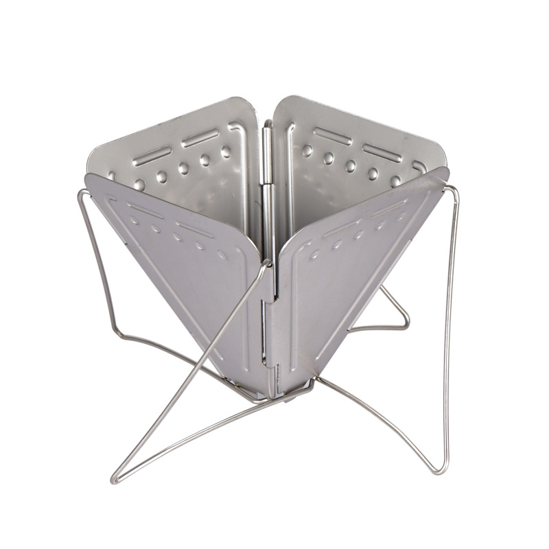 Filtro de café de mano CLS acampar al aire libre portátil plegable goteo de café estante de acero inoxidable 304 retro colador