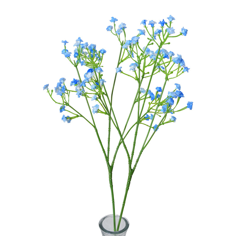 Simulación Gypsophila Un solo ramo de plástico Gypsophila Home Decoración de interiores Boda Flor simulada al por mayor