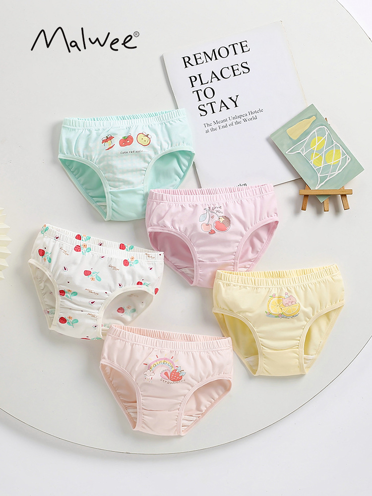 Malwee transfronterizo nueva ropa interior de niñas, ropa interior de niños, Europa y América, ropa interior de bebés cómodas y transpirables para hombres y mujeres, niñas y niñas