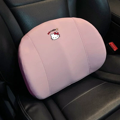 Seat cushion, seat cover, summer ice silk breathable thin seat - red-bow-cat-pink-lumbar-pillow-single