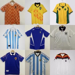 レトロジャージ ドイツ アルゼンチン ブラジル フランス オランダ ポルトガル 韓国 日本 イタリア サッカーユニフォーム