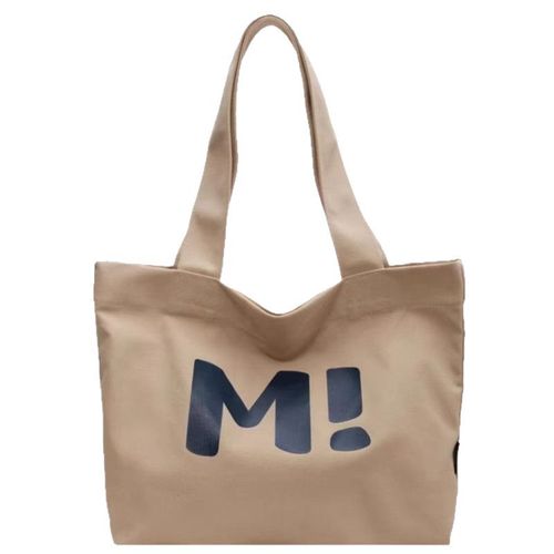 Canvas bag for women, large capacity, durable, supermarket shopping bag, simple and versatile, 2024 new style, single-shoulder, hand-held, tote bag