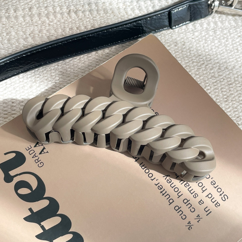 Pinza de Pelo Grande de Alta Gama para Mujer, Pinza de Pelo Acrílica Versátil para Cabello Grueso en la Parte Posterior de la Cabeza, Accesorio para el Cabello con Pinza de Garra.