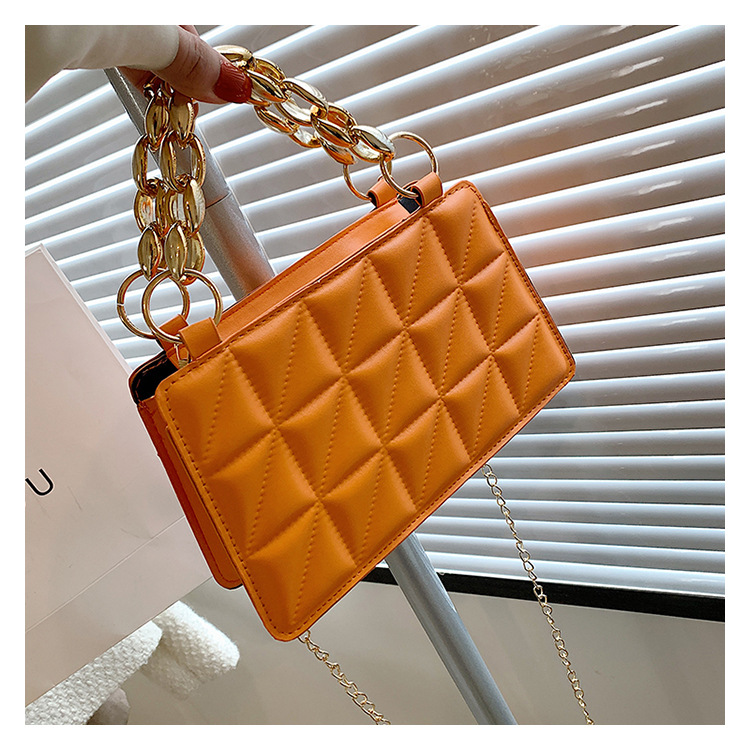 Small Pu Leather Square Bag display picture 5