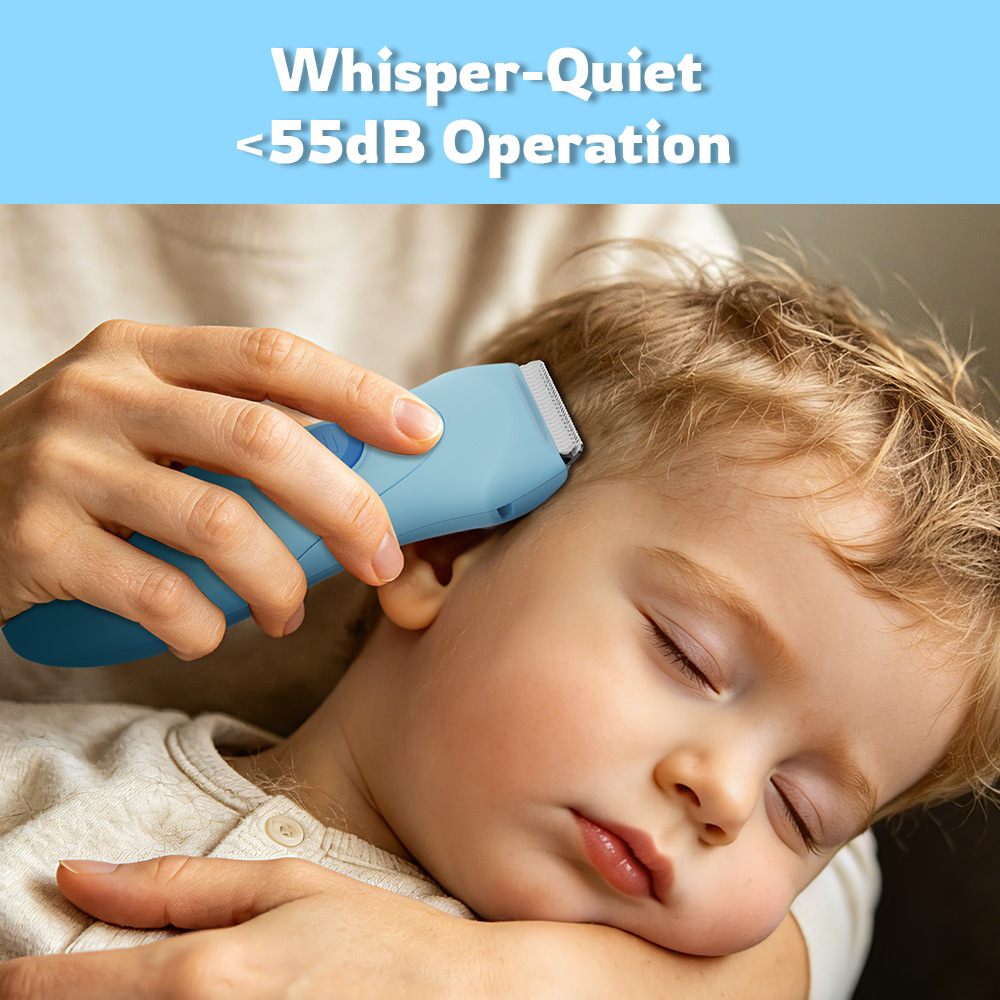 Manufacturer wholesale children's hair clippers, rechargeable electric hair trimmers, specialized for children with autism