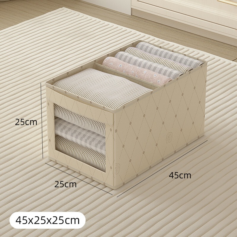 衣類収納ボックス収納ボックス下着収納ボックス仕切り段段整理折りたたみ可能靴下パンツタンス収納|undefined