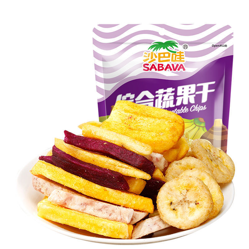 综合蔬果干批发沙巴哇即食蔬菜水果干休闲零食办公室休闲小吃工厂
