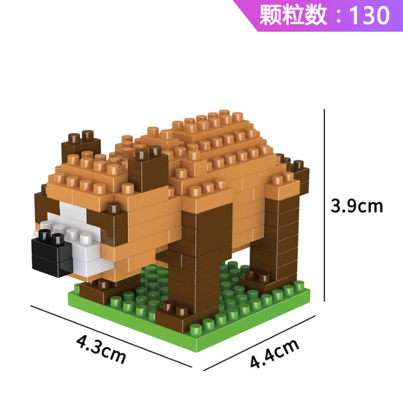 Intellectual constructor, small toy, cartoon dinosaur, Birthday gift