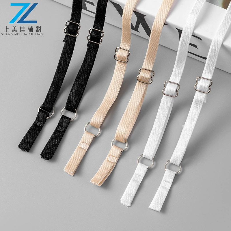0,6 cm нейлоновое белье бретельки эластичные ремни бюстгальтер камзол жилет цветное нижнее белье регулировки эластичные ленты производителей