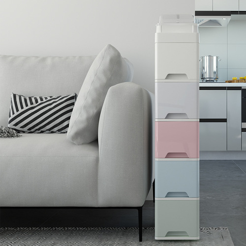 Bathroom shelf storage, floor-mounted, toilet seat caddy, gap storage, no drilling, washbasin, cosmetic storage cabinet