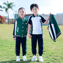 新款    幼儿园老师园服英伦风儿童班服学院风小学生校服套装 111