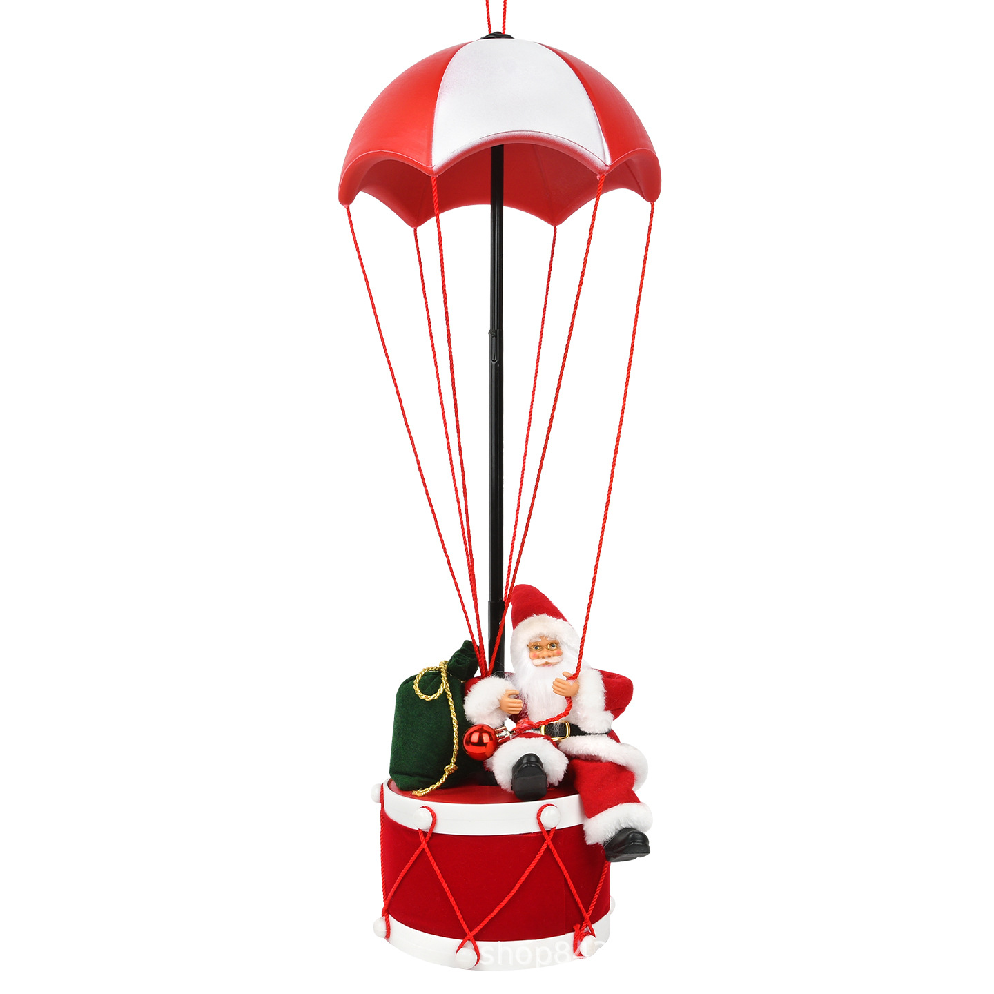 Decoraciones de Navidad parachute de diseño de ventanas de diseño de colgantes de estilo de globo de aire parachute de decoración creativa
