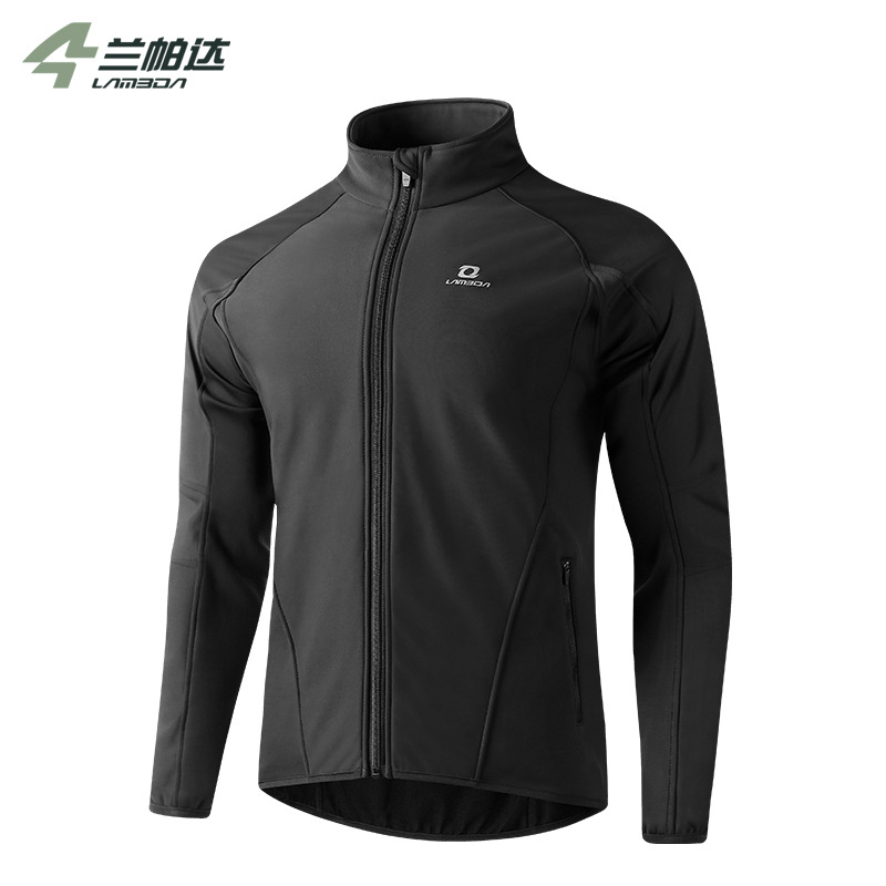 Lampada Autumn and Winter Outdoor Cycling Jacket Windproof Fleece Warm Bicycle Jacket Men's Road Cycling Clothing