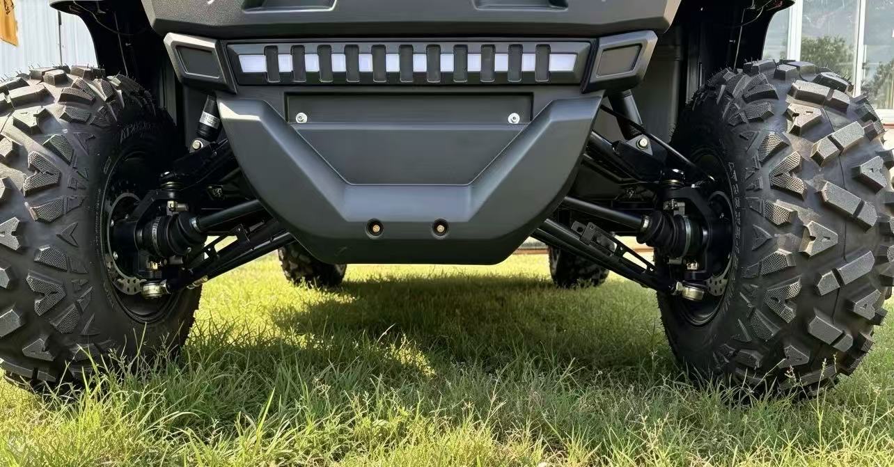 Electric four-wheel drive UTV all-terrain vehicle for farm, orchard, mountainous complex terrain, commuting, cargo transport, and sightseeing