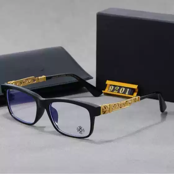2025 New Arrival Trendy Anti-Blue Light Glasses for Men and Women - HD Clear Lens, Fashion Frame, No-Makeup Look, Export Style 9201
