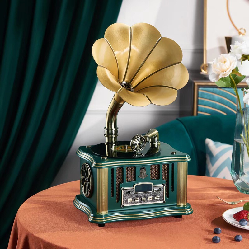 Paramount. Loss Bella [Classic Patent Rechargeable Model] High Quality Mini Gramophone Bluetooth Small Speaker