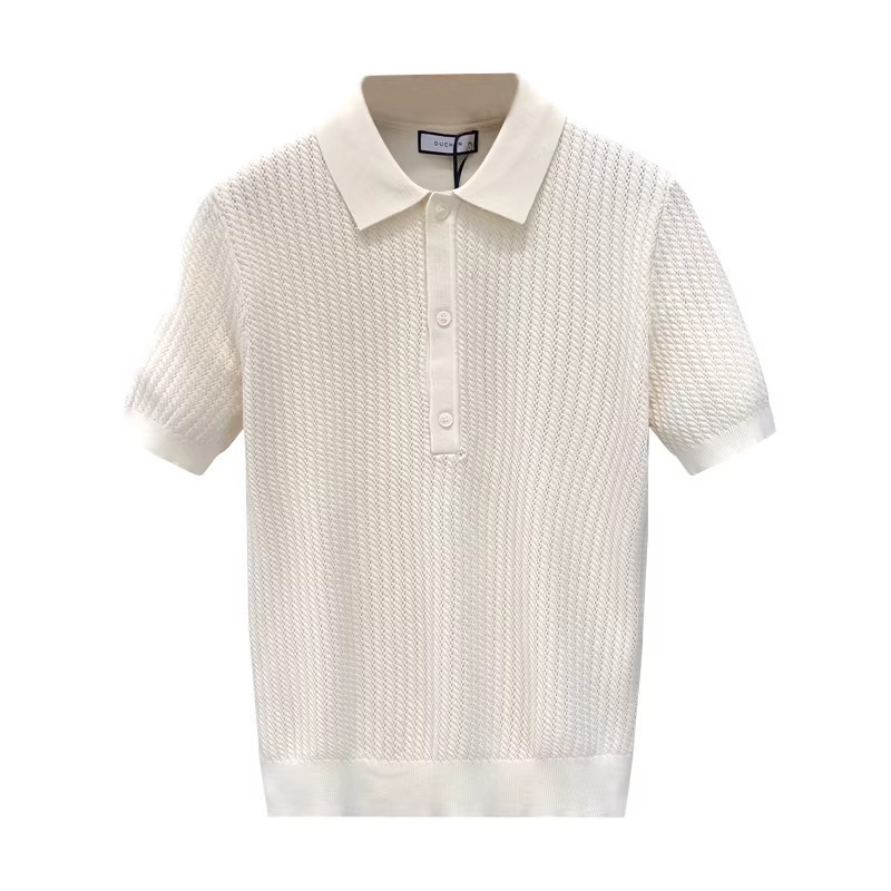 Camisas de punto de estilo antiguo, camisetas de manga corta, camisetas de hombre, texturas de verano comerciales, fábrica transfronteriza al por mayor