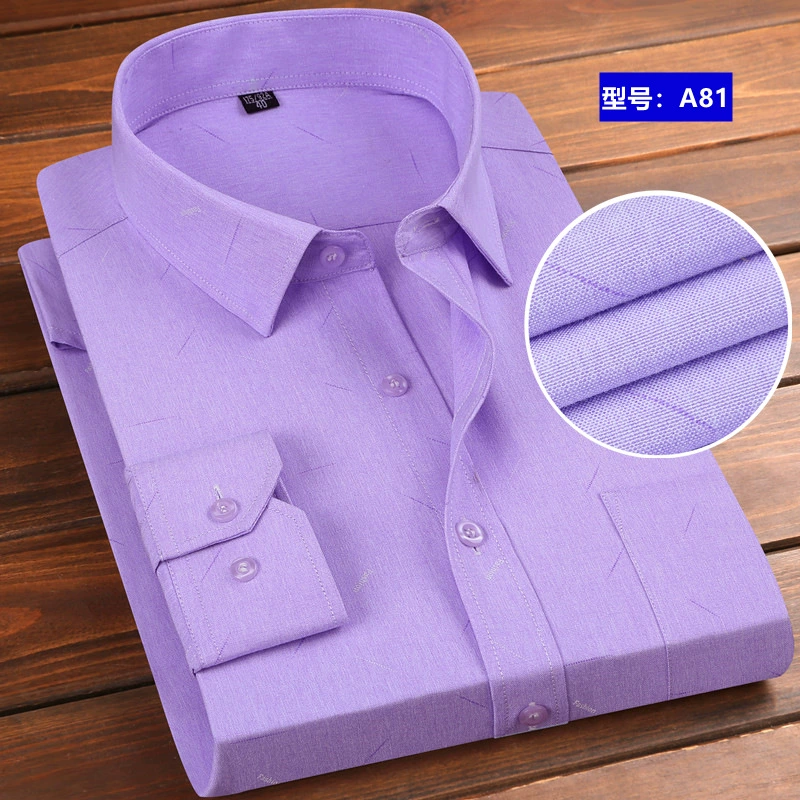 Shirt, for middle-aged man, floral print, Korean style
