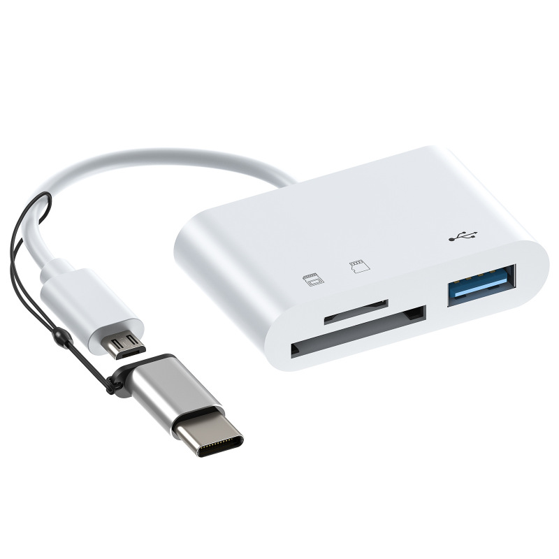 工場私型type-cカードリーダーtype-cアンドロイド携帯電話パソコン多機能otg2.0sd/tfuディスク|undefined