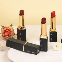 HLLR黑金管口红雾面哑光不易掉色唇釉学生滋润唇膏厂家彩妆批发