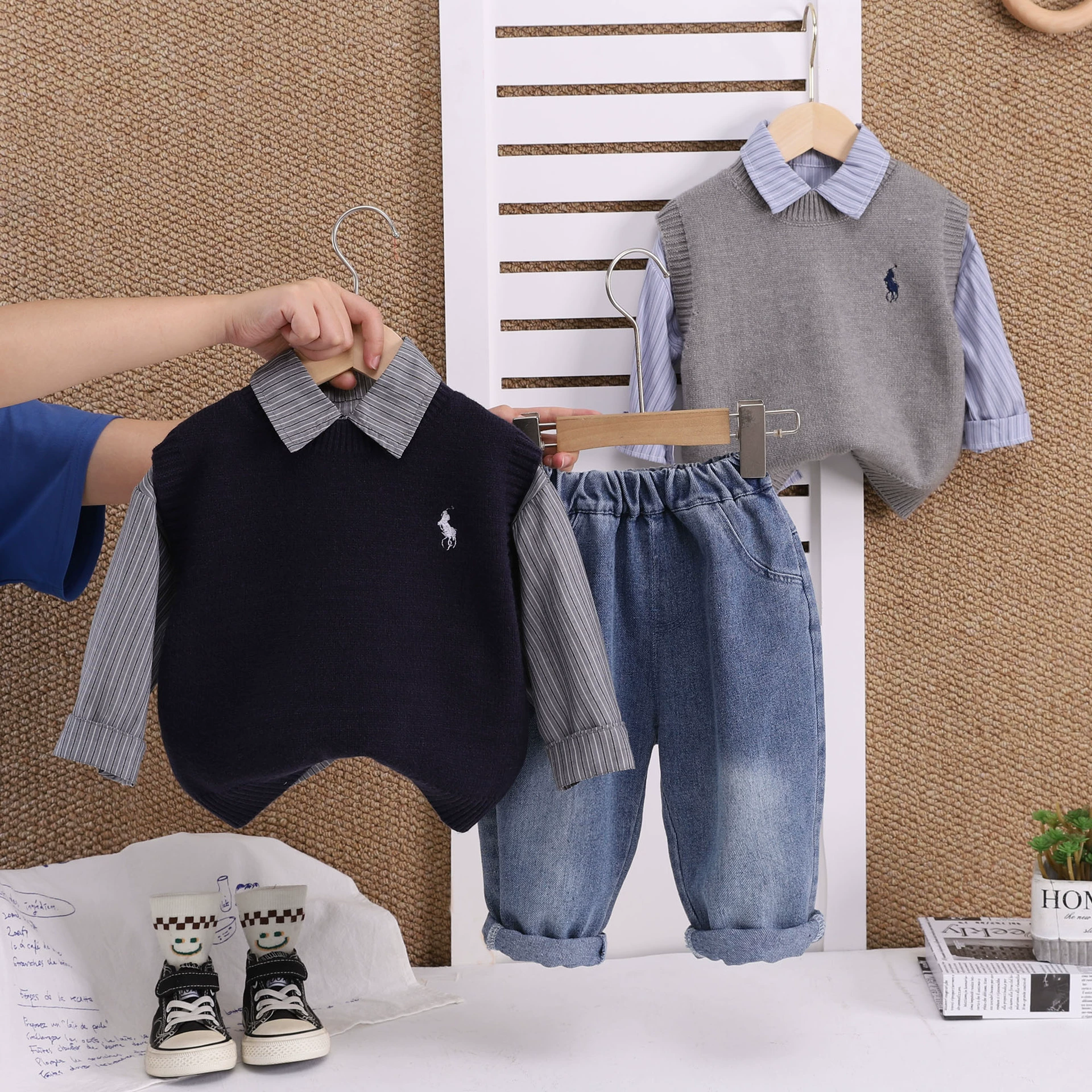 Boys Spring Outfit 3-Piece Set