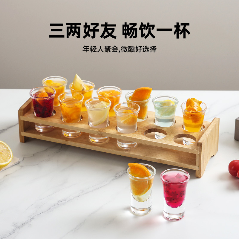 Juego de Copas de Licor, Copas de Vino Blanco, Gruesas, Resistentes a Altas Temperaturas, Base Antideslizante, para Bar y Hogar