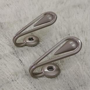 Cross-border hot sale zinc alloy water drop hook curtain hook love hook window decoration accessories curtain wall hook factory direct sale