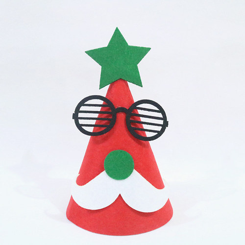 Cross-border wholesale Christmas felt hats Christmas party Christmas hats children's handmade DIY cartoon felt hats