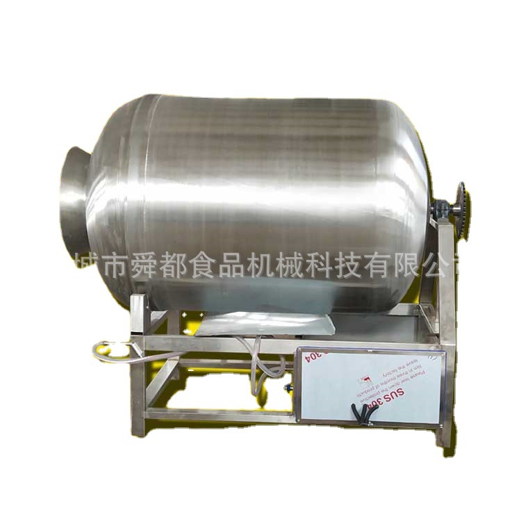 液压式真空滚揉机 源头工厂304不锈钢鸡胸肉鸡腿鸡翅腌制滚揉机