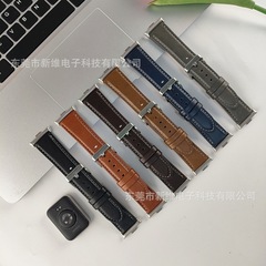 适用小米手环9pro表带8pro腕带皮革三星扣带红米5华为gt5表带22mm