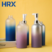 PET��װƿ500ml�߶�ϴ��ƿ��ɰ����ɫб��Բƿ