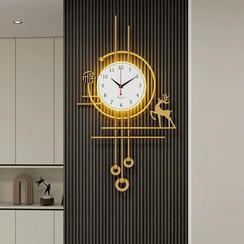 Creative fashionable modern wall watch, light luxury style, simple and elegant design