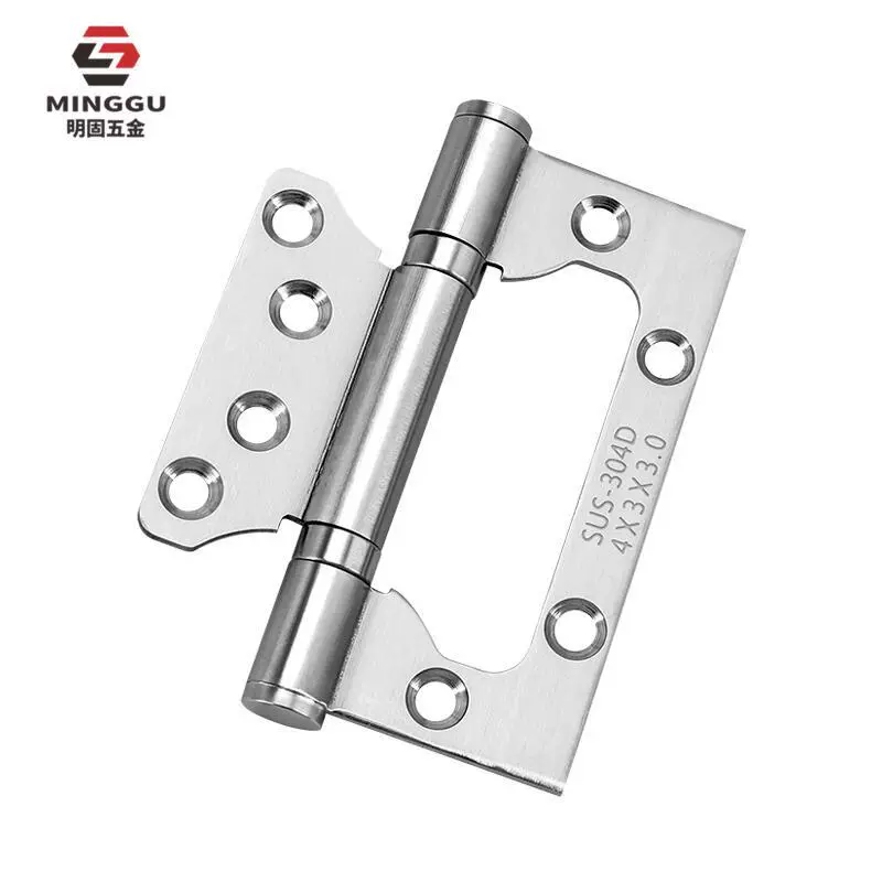 厂家批发子母合页不锈钢轴承合页不锈钢免开槽 加厚静音子母门铰