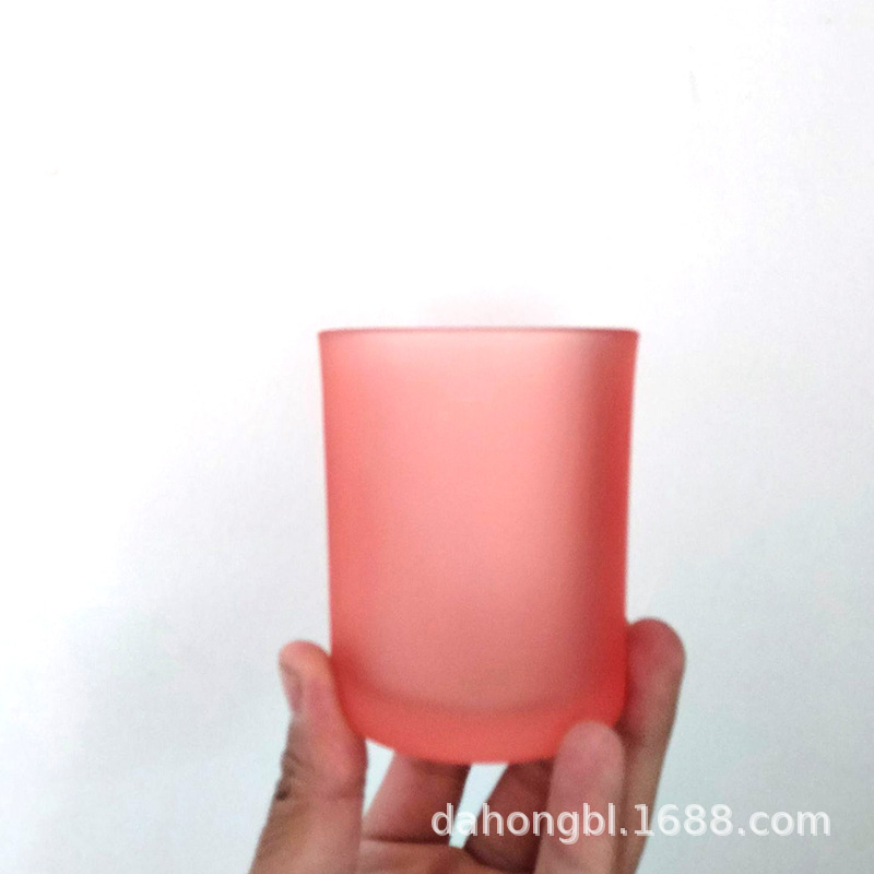Botella de vidrio de vela 200ml315ml430ml botella de vidrio de color botella vacía botella de deseo en stock puede imprimir registro