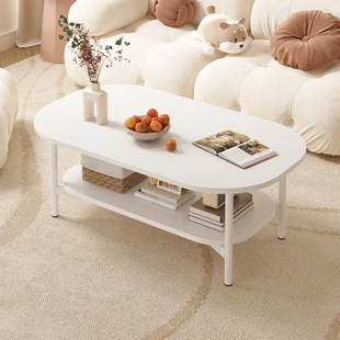 Cream style coffee table living room home small apartment simple small tea table simple modern sofa side table bedroom small table