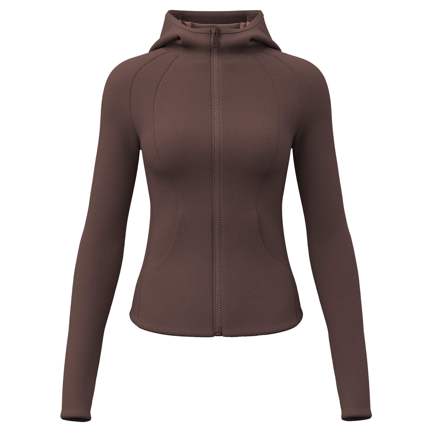 Juyitang otoño e invierno más chaqueta de yoga de terciopelo cintura delgada deportes mujeres ocio todo-fósforo fitness yoga chaqueta con capucha