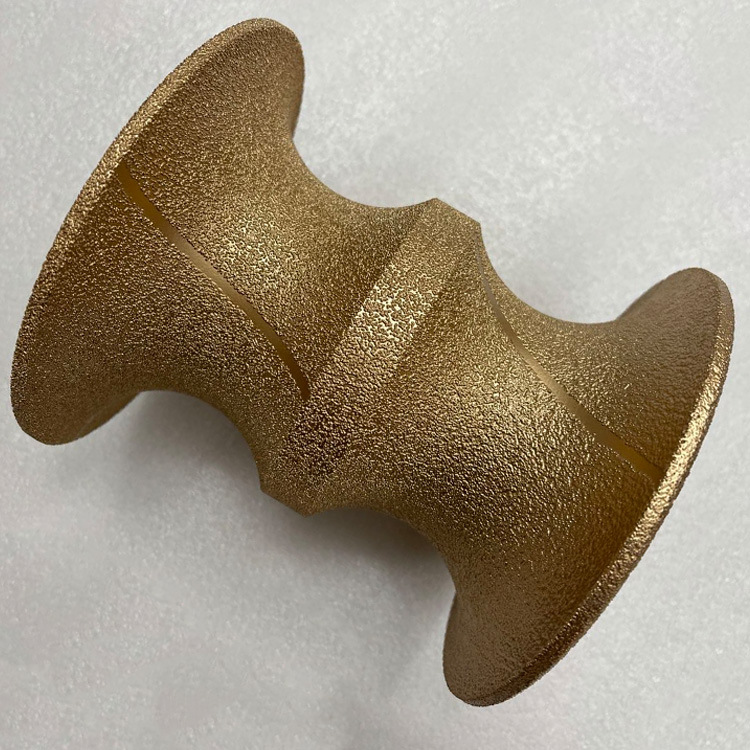 钎焊金刚石滚轮 磨皮革软木橡胶塑料磨鞋砂轮钎焊砂轮非标可做