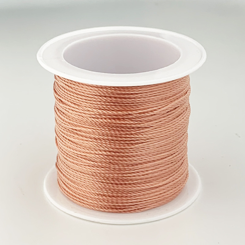 12 hilos de alambre trenzado hilo rojo hilo de color Morandi cuerda trenzada collar cuerda cuerda trenzada a mano material de bricolaje