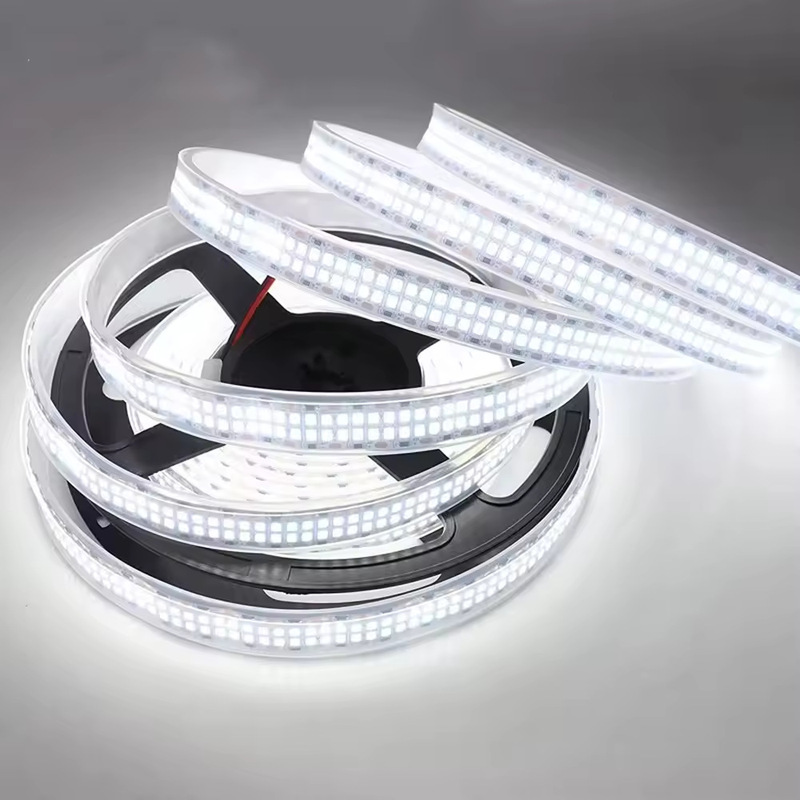 24V低压灯带led灯条超亮2835双排480灯户外防水家装自粘线条灯|undefined