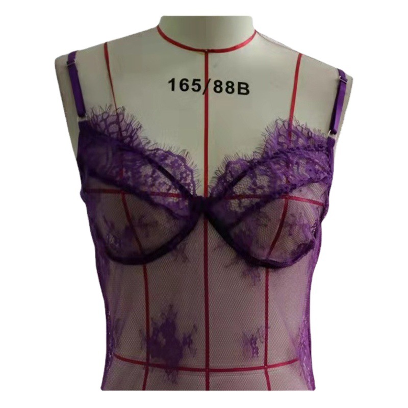 Comercio exterior transfronterizo de lencería sexy Comercio exterior al por mayor lencería sexy malla de una pieza sexy perspectiva zb2196