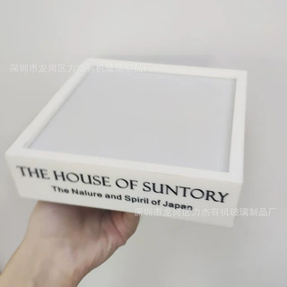 定制化妆品化妆水乳液发光展示架 展会led灯可充电款方形白色底座