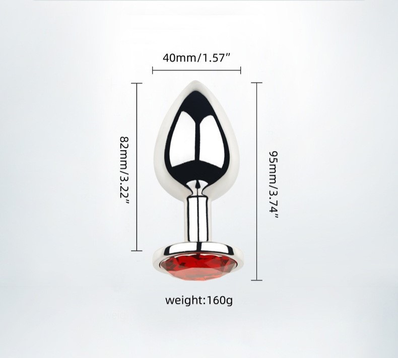 Plug metallici grandi, medi e piccoli per omosessuali, masturbazione, orgasmo, piacere sessuale, plug anali, prodotti per adulti_voghion.com