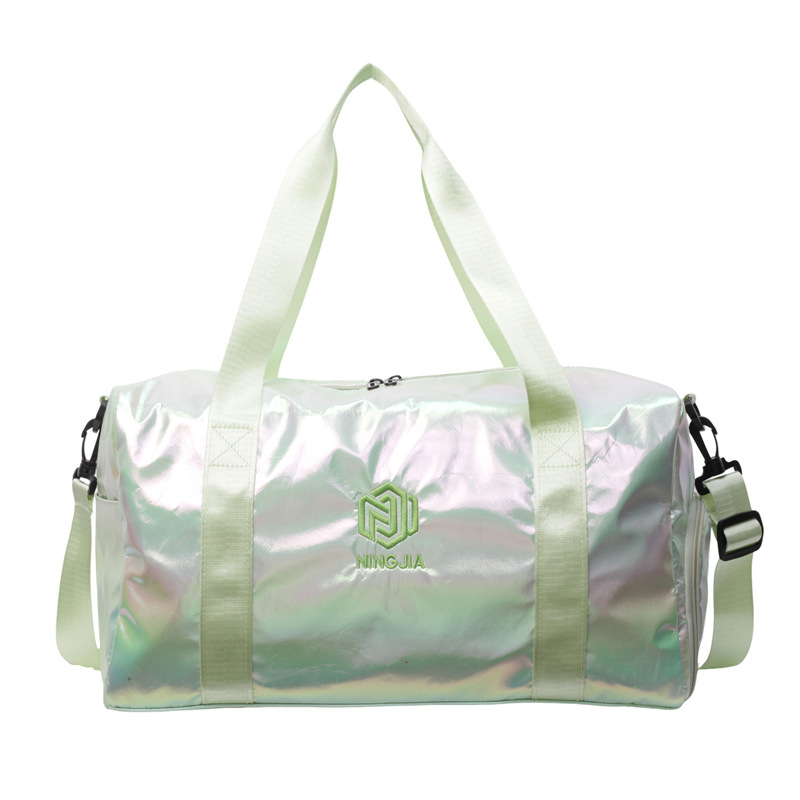 Bolsa de equipaje colorida perlada transfronteriza, bolsa de gran capacidad para viajar, bolsa de ocio de alto nivel, bolsa de fitness deportiva popular