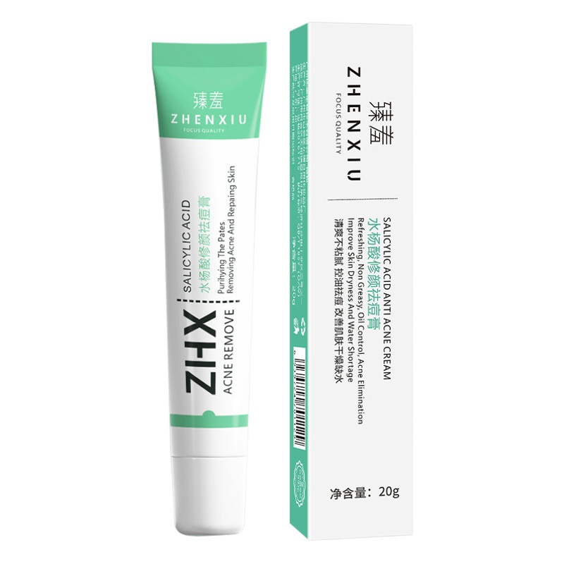 Salicylic Acid Acne Cream Herbal Acne Mark Removal Acne Treatment Powerful Acne Removal Cream One Piece Wholesale