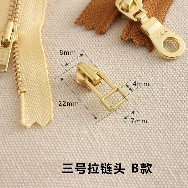 No. 3 zipper B paragraph